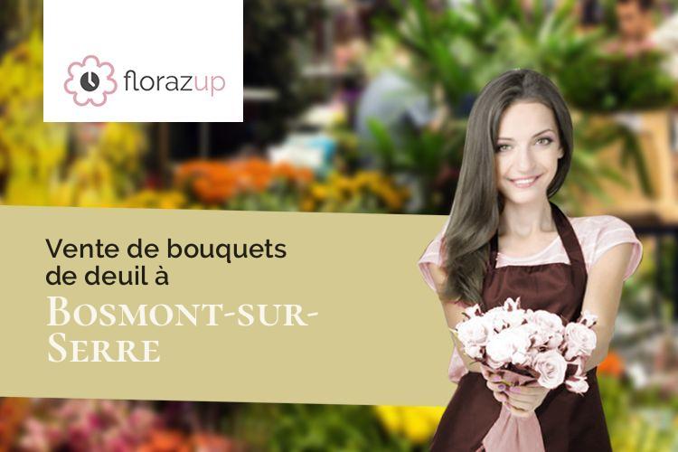fleurs deuil pour un décès à Bosmont-sur-Serre (Aisne/02250)