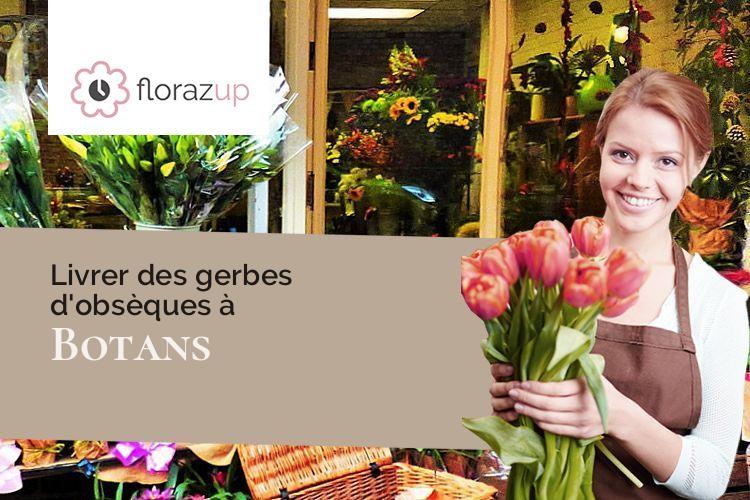 coeurs de fleurs pour un deuil à Botans (Territoire de Belfort/90400)