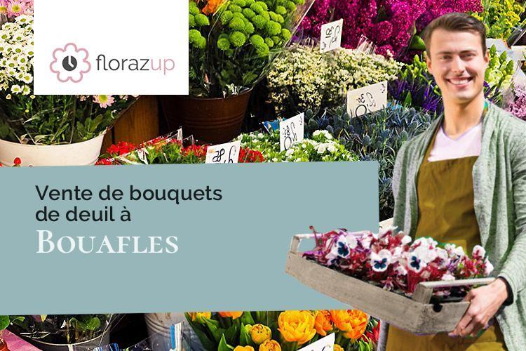 créations de fleurs pour des funérailles à Bouafles (Eure/27700)