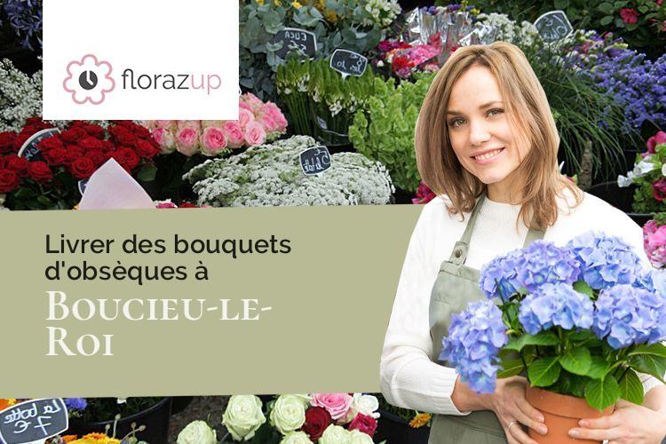 compositions florales pour un enterrement à Boucieu-le-Roi (Ardèche/07270)