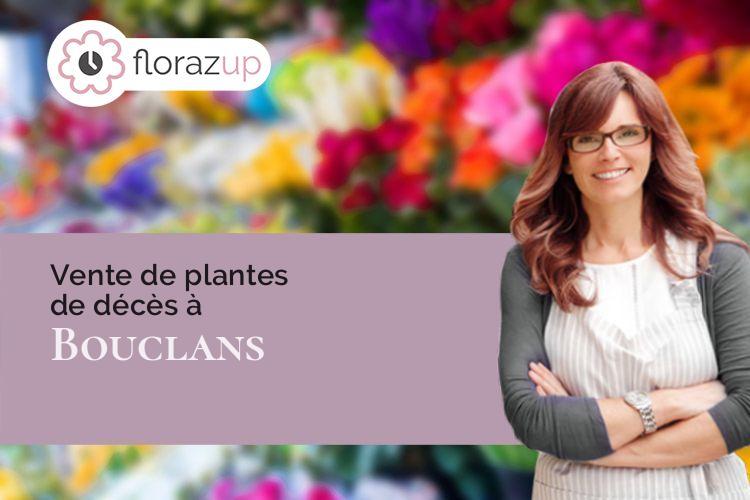 couronnes de fleurs pour des obsèques à Bouclans (Doubs/25360)