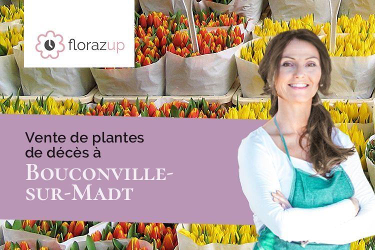 couronnes de fleurs pour des funérailles à Bouconville-sur-Madt (Meuse/55300)