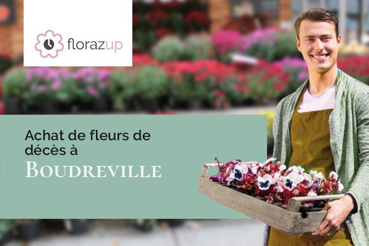 croix de fleurs pour un enterrement à Boudreville (Côte-d'Or/21520)