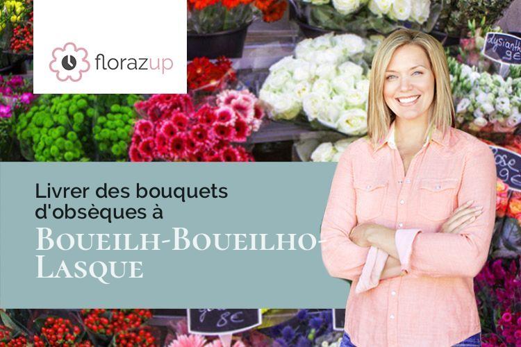 gerbes de fleurs pour un deuil à Boueilh-Boueilho-Lasque (Pyrénées-Atlantiques/64330)
