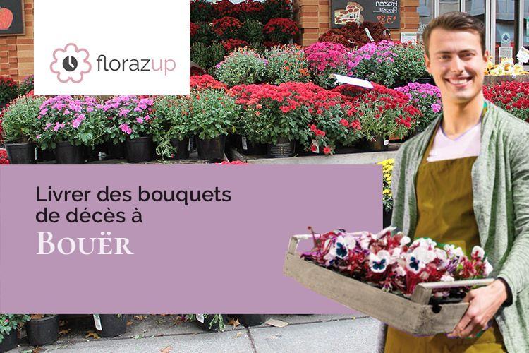 bouquets de fleurs pour un deuil à Bouër (Sarthe/72390)