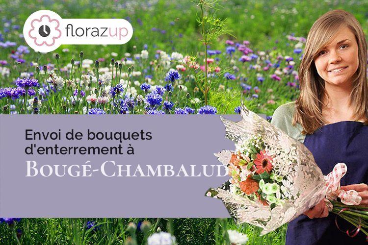 fleurs deuil pour une crémation à Bougé-Chambalud (Isère/38150)
