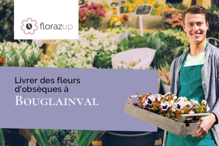 fleurs deuil pour une crémation à Bouglainval (Eure-et-Loir/28130)
