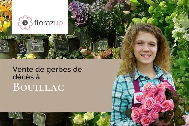 compositions florales pour des obsèques à Bouillac (Dordogne/24480)
