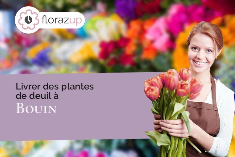 fleurs deuil pour des obsèques à Bouin (Vendée/85230)
