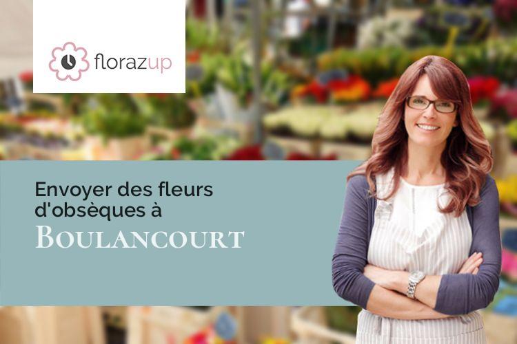 créations florales pour un deuil à Boulancourt (Seine-et-Marne/77760)