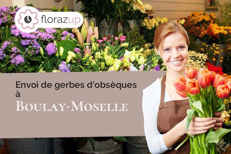 couronnes florales pour un décès à Boulay-Moselle (Moselle/57220)