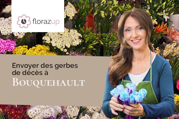 créations florales pour des obsèques à Bouquehault (Pas-de-Calais/62340)