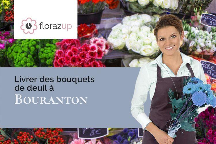 fleurs deuil pour une crémation à Bouranton (Aube/10270)