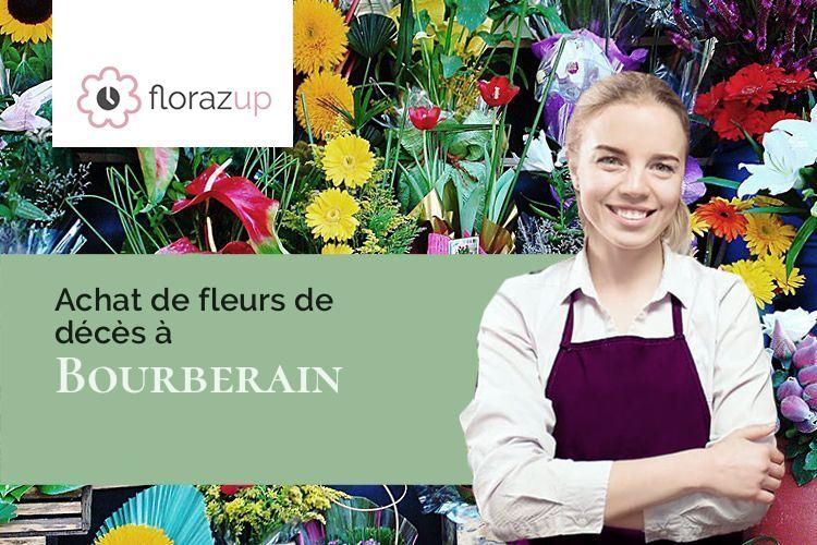 créations florales pour des obsèques à Bourberain (Côte-d'Or/21610)
