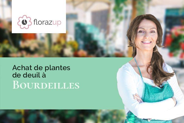 gerbes de fleurs pour un décès à Bourdeilles (Dordogne/24310)