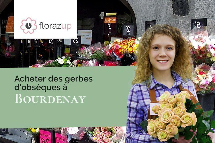 couronnes florales pour des obsèques à Bourdenay (Aube/10290)