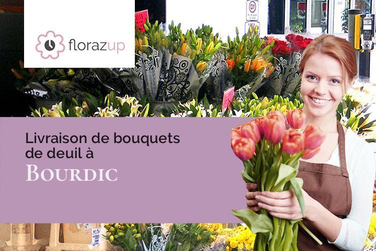 coupes de fleurs pour un enterrement à Bourdic (Gard/30190)