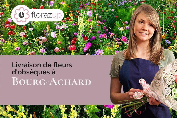 créations florales pour un décès à Bourg-Achard (Eure/27310)