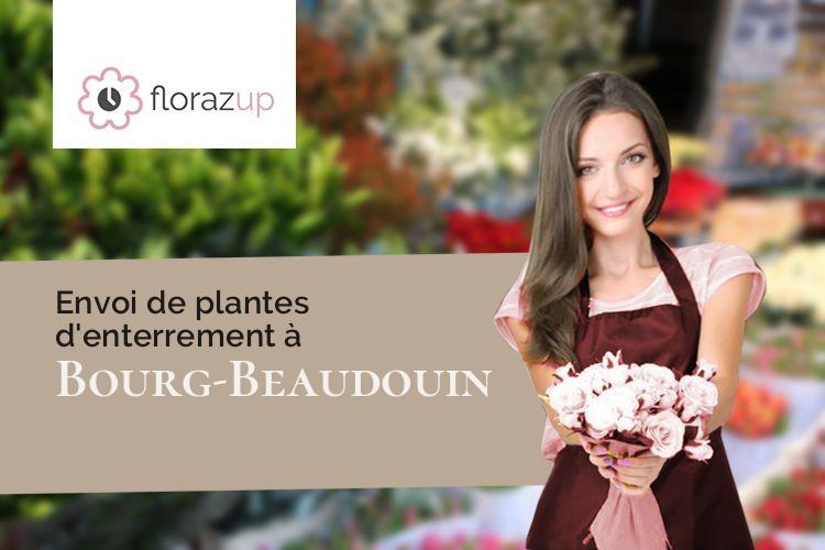compositions de fleurs pour un décès à Bourg-Beaudouin (Eure/27380)