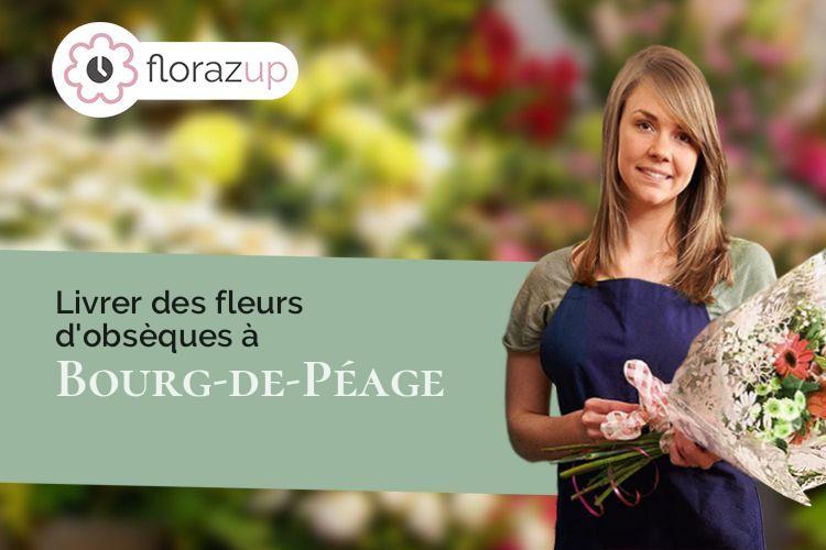 couronnes florales pour un décès à Bourg-de-Péage (Drôme/26300)