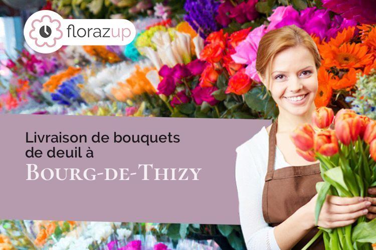 coupes de fleurs pour des obsèques à Bourg-de-Thizy (Rhône/69240)