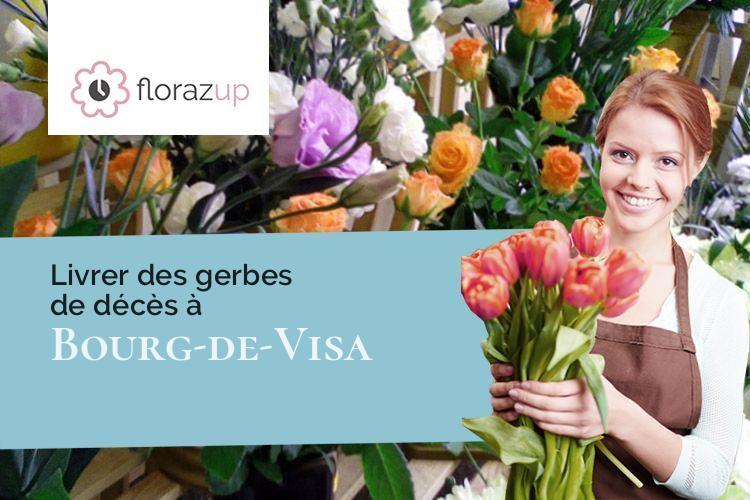 coupes de fleurs pour des obsèques à Bourg-de-Visa (Tarn-et-Garonne/82190)
