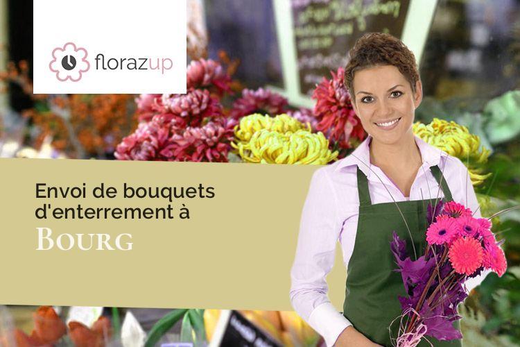 créations florales pour des funérailles à Bourg (Haute-Marne/52200)