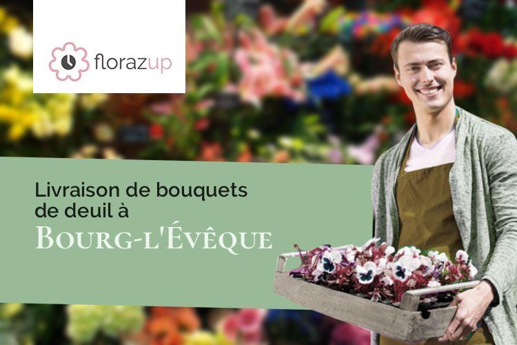 couronnes florales pour une crémation à Bourg-l'Évêque (Maine-et-Loire/49520)