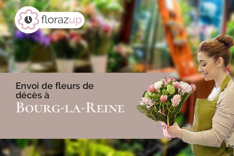 créations florales pour des obsèques à Bourg-la-Reine (Hauts-de-Seine/92340)
