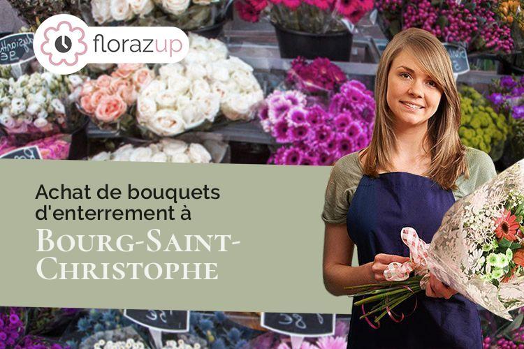 créations florales pour des obsèques à Bourg-Saint-Christophe (Ain/01800)