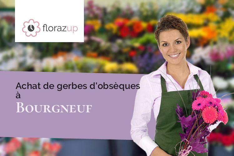 coeurs de fleurs pour des obsèques à Bourgneuf (Savoie/73390)