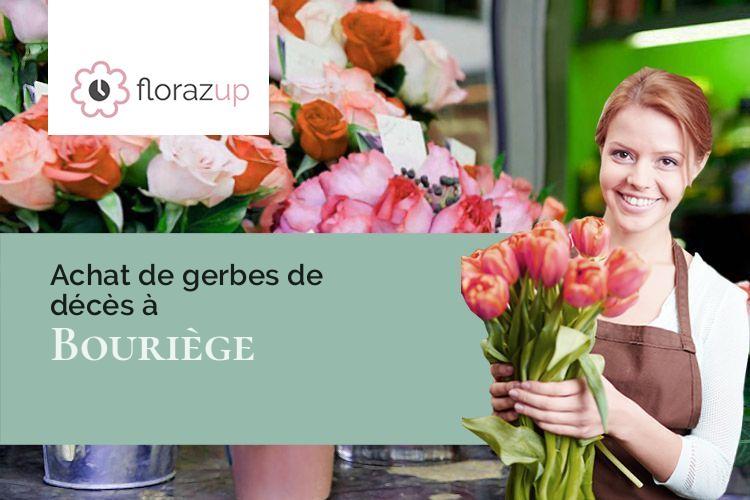 gerbes de fleurs pour un enterrement à Bouriège (Aude/11300)