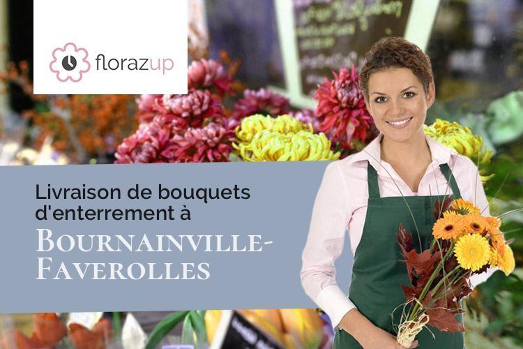 fleurs deuil pour des obsèques à Bournainville-Faverolles (Eure/27230)
