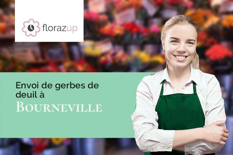 coupes de fleurs pour des funérailles à Bourneville (Eure/27500)