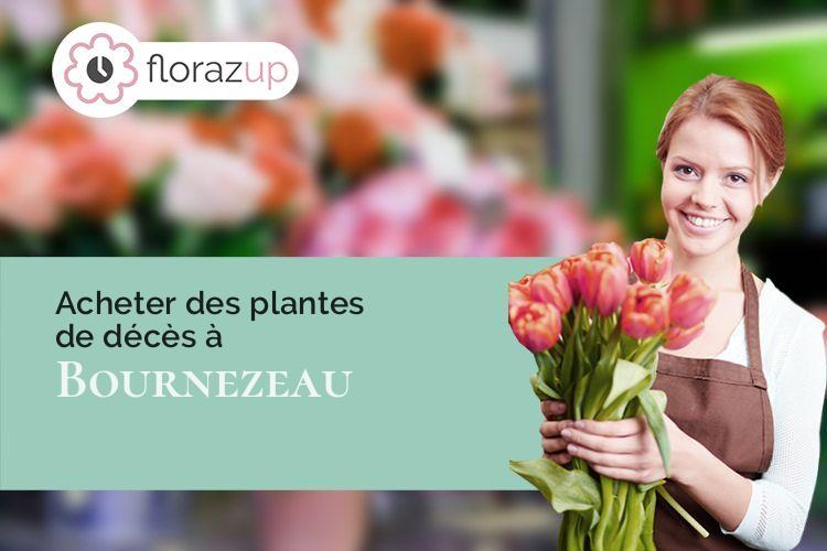 couronnes de fleurs pour une crémation à Bournezeau (Vendée/85480)
