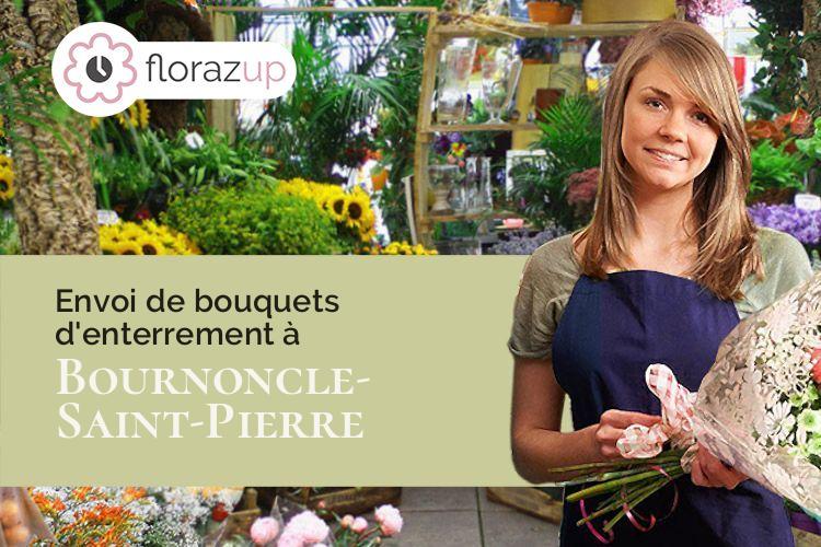 compositions florales pour des obsèques à Bournoncle-Saint-Pierre (Haute-Loire/43360)
