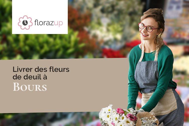 coeurs de fleurs pour un enterrement à Bours (Hautes-Pyrénées/65460)