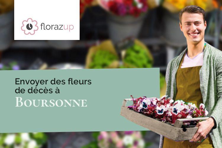 gerbes de fleurs pour des obsèques à Boursonne (Oise/60141)