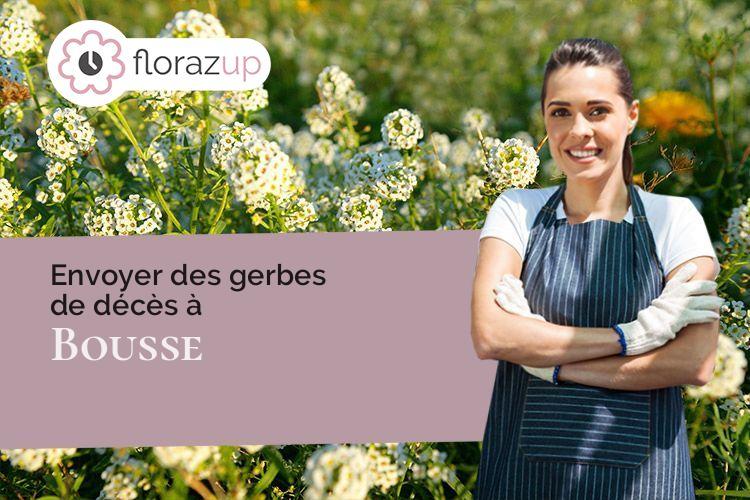 créations florales pour un enterrement à Bousse (Moselle/57310)