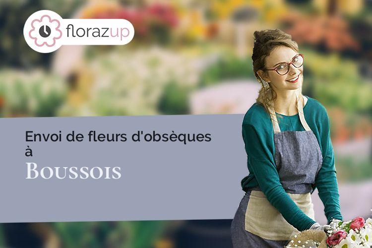 gerbes de fleurs pour une crémation à Boussois (Nord/59168)