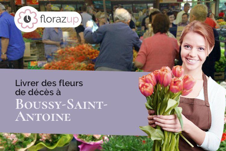 couronnes florales pour une crémation à Boussy-Saint-Antoine (Essonne/91800)