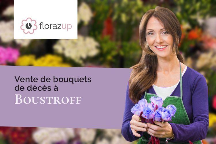 compositions florales pour un décès à Boustroff (Moselle/57380)