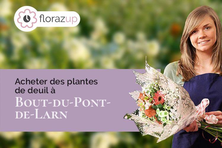 compositions florales pour un décès à Bout-du-Pont-de-Larn (Tarn/81660)