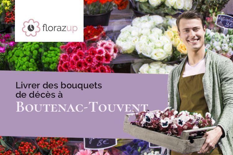 gerbes de fleurs pour une crémation à Boutenac-Touvent (Charente-Maritime/17120)