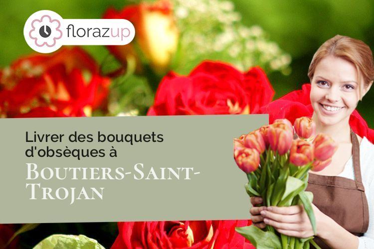 bouquets de fleurs pour une crémation à Boutiers-Saint-Trojan (Charente/16100)