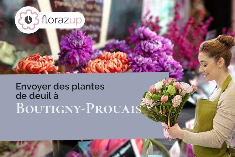 créations de fleurs pour un deuil à Boutigny-Prouais (Eure-et-Loir/28410)