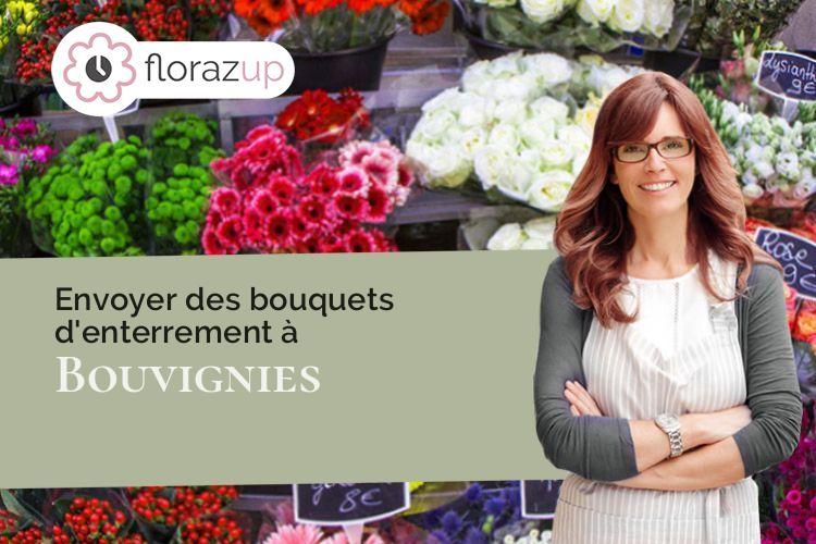 créations de fleurs pour des obsèques à Bouvignies (Nord/59870)