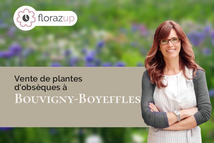 plantes pour des funérailles à Bouvigny-Boyeffles (Pas-de-Calais/62172)