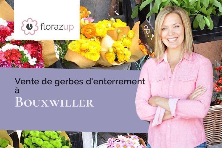 créations florales pour des funérailles à Bouxwiller (Haut-Rhin/68480)