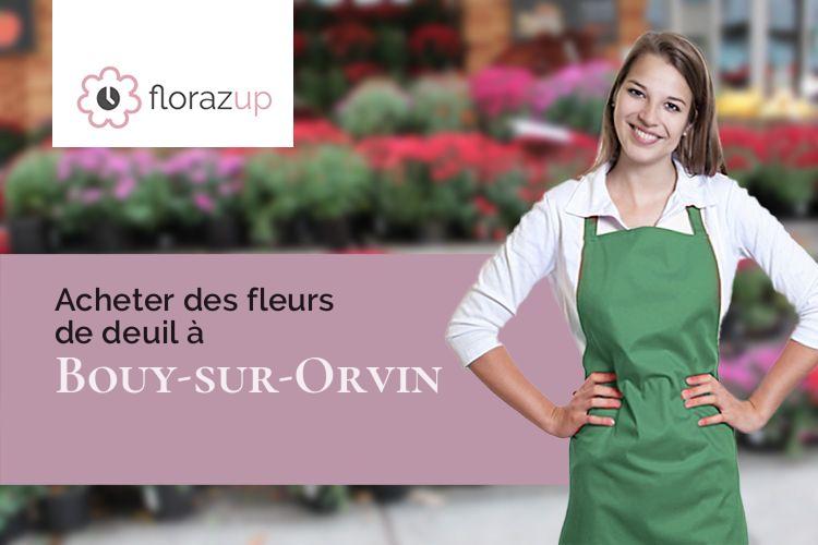 gerbes de fleurs pour des funérailles à Bouy-sur-Orvin (Aube/10400)